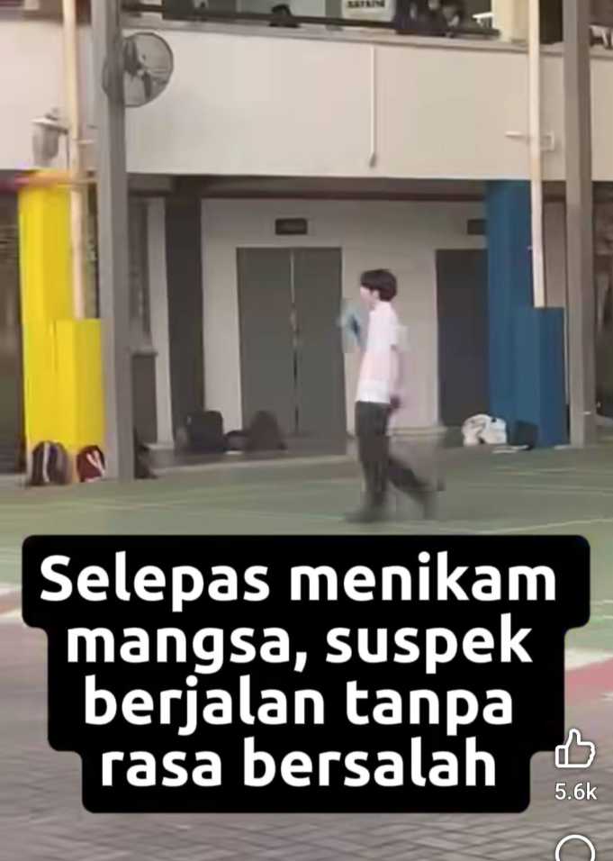 pelajar ditikam di sekolah