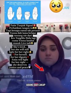 “Kesiannya Dia…” – Pakar Dedah Maksud Isyarat Tangan Isteri Prince Syed, Netizen Dakwa Tanda SOS Benar-Benar Berlaku