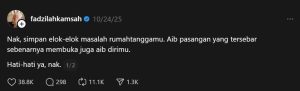 “‘Saya Dah Terlambat Ke, Tok Abah?’” – Dr Afifah Undang Sebak, Ini Ayat Padu Dr Fadzilah Kamsah Buat Semua Pasangan