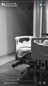 “Doakan Isteri Syurga Saya” – Fattah Amin Mohon Sokongan, Amira Othman Dirawat Di Hospital, Netizen Titip Doa