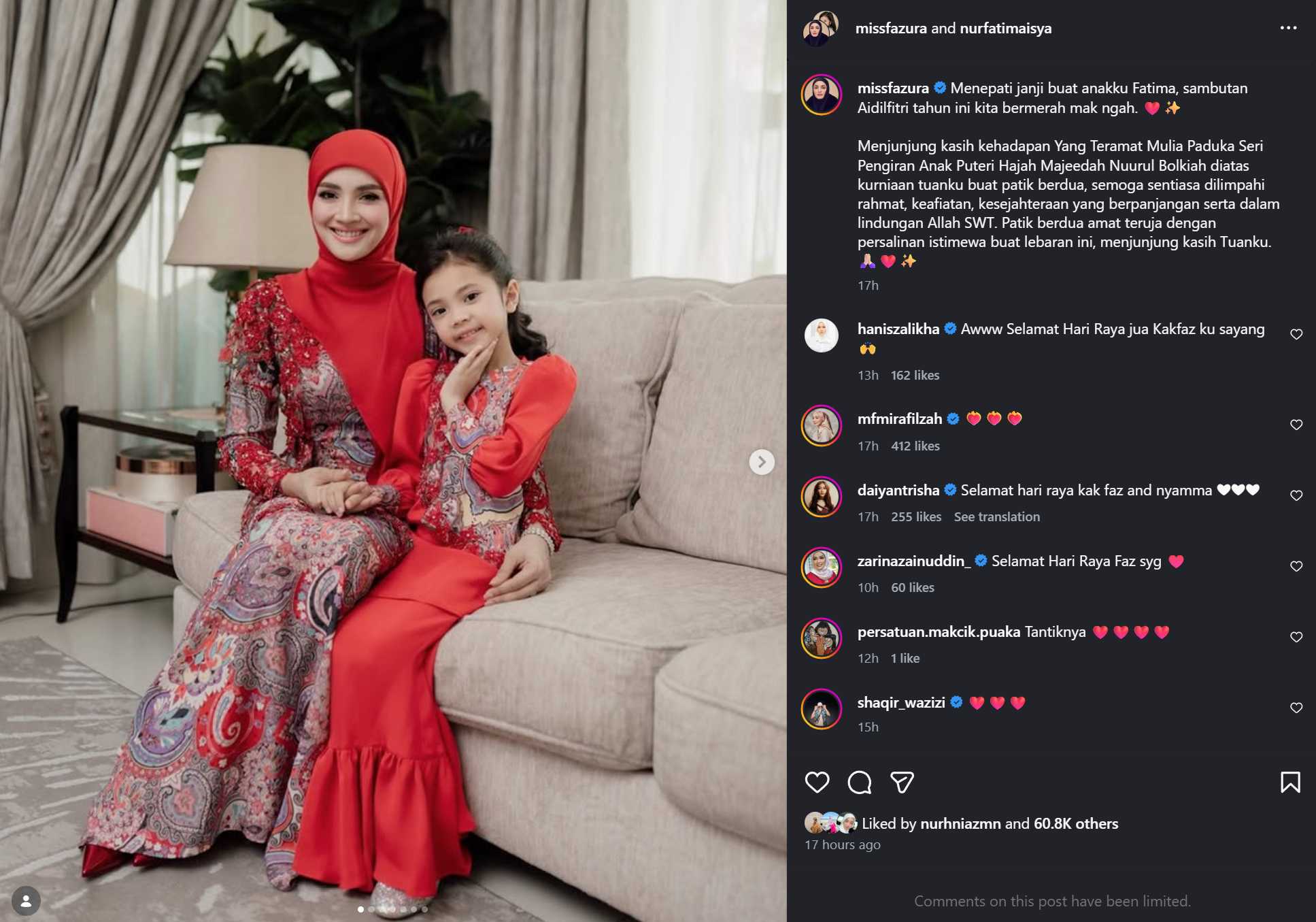 [VIDEO] Fazura Reda Raya Sendiri Dulu, Kini Tunaikan Janji Beraya ...