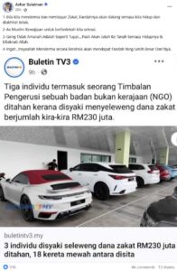 “Duit Zakat Ratusan Juta Lesap! Azhar Sulaiman Bagi Ayat Pedas, Rupanya Ini Individu Yang Dikaitkan Dengan Skandal Paling Memalukan Ini”