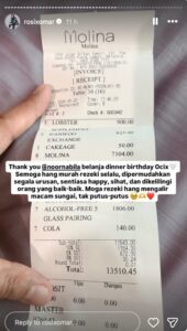 “Kaya Betul Noor Nabila Ni!” Belanja Kawan Makan Mewah, Tapi Ramai Perasan Ada Yang Tak Kena Pada Resit