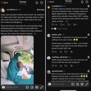 “Badan Dia Langsung Tiada Respons, Mata Tertutup…” Rizal Ibrahim Kongsi Berita Duka, Maryam Menangis Panggil Nama Anak Bikin Ramai Sebak
