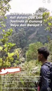 “Maafkan Kami, Masih Belum Jumpa Puan Jaslinda…” Ketua Orang Asli Akhirnya Buka Mulut, Selepas 13 Hari Pencarian Ini Yang Berlaku