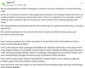 Tak Tunggu Lama! Khairul Aming Hantar LOD, Polis Pun Masuk Campur Lepas Maxis Akui Individu Sudah Dikenal Pasti